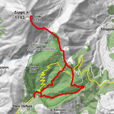 Άγιοι Ανάργυροι - Άγιος Κήρυκος - Καταφύγιο Μιχάλης Νικολάου - Δέλφι
