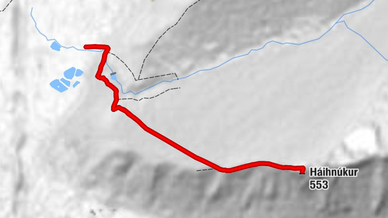 Kúafoss - Lambafossar - Háifoss - Háihnúkur