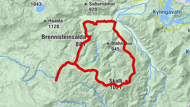 Rangárþing ytra - Skalli - Brennisteinsalda - Landmannalaugar