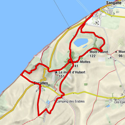 Les Brisants - Noir-Mottes - Le mont d'Hubert - Noires Mottes