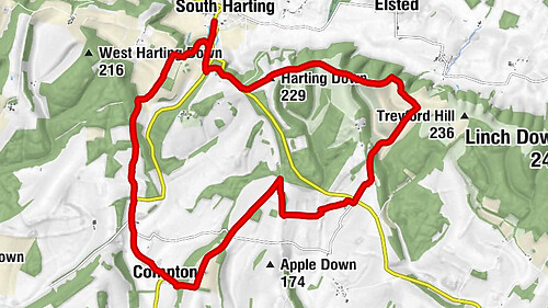 South Harting - Harting Down - Beacon Hill - Telegraph Hill