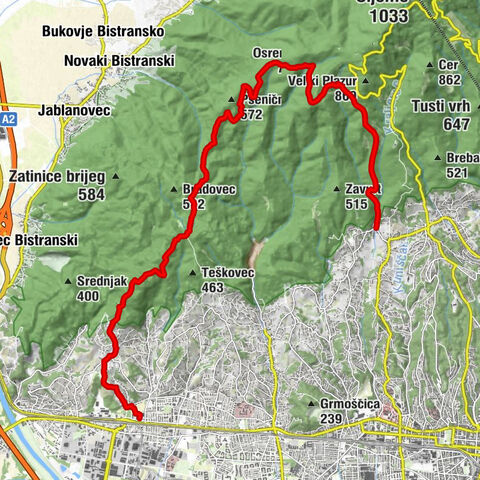 Mjesni odbor "Medvedgrad" - Risnjak - Jaruga - Gradska četvrt Podsused - Vrapče