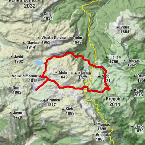 Planinska kuća Orlovačko jezero - Veliki Zimomor - Kotlaničko jezero - Обаљ