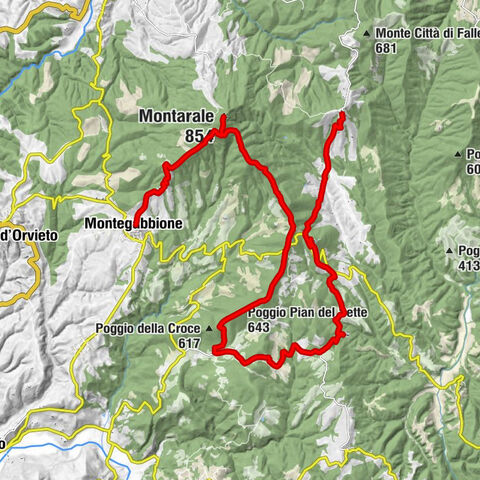 Greppolischieto - Poggio Pian del Sette - Montarale - Montegabbione