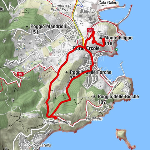 Monte Argentario - Monte Filippo - Porto Ercole