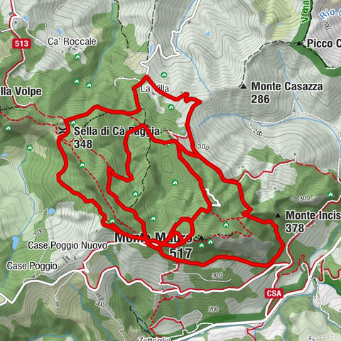 Brisighella - Monte Incisa - Monte Mauro - Abisso Ravenna