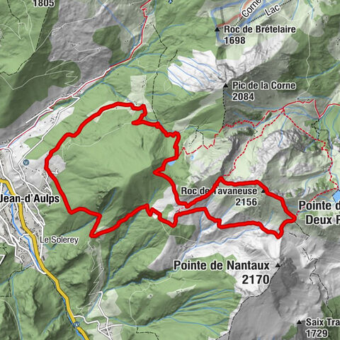 Saint-Jean-d'Aulps - Pointe des Lanchettes - Roc de Tavaneuse - Mont d'Evian