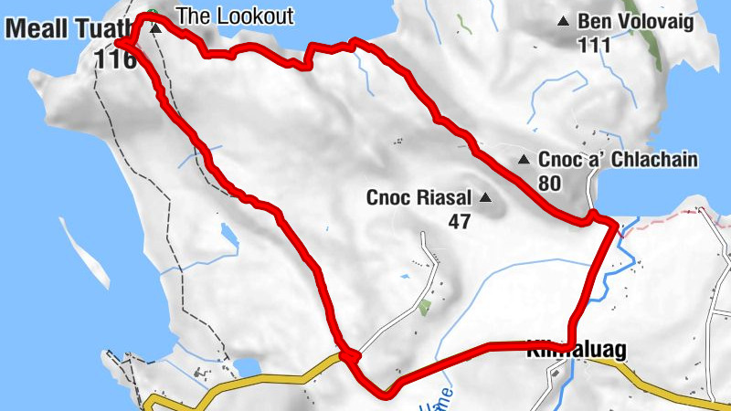 Kilmuir - The Lookout - Meall Tuath - Cnoc a' Chlachain