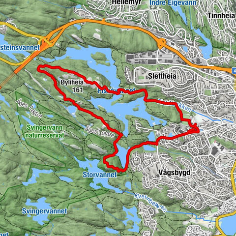 Kristiansand - Øyliheia - Vågsbygd frikirke - Tverrveien