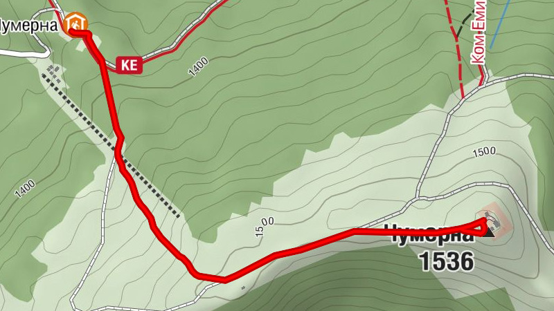 хижа Чумерна - Чумерна