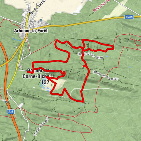 Arbonne-la-Forêt - Rocher de Corne-Biche - Point de vue de Hurlevent - Fontainebleau