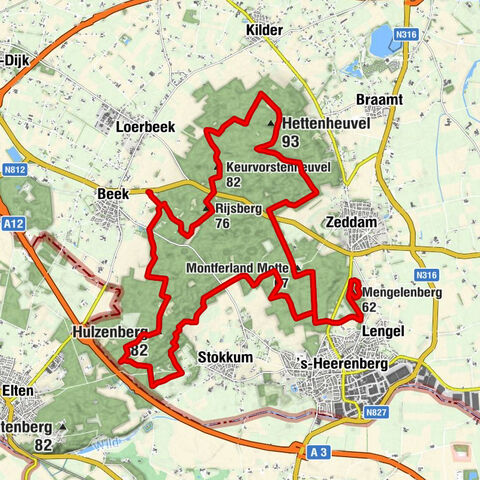 Speelnatuur van OERRR - Hulzenberg - Hettenheuvel - Beek