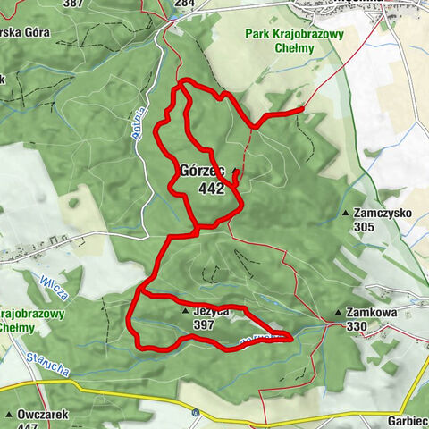 Męcinka - Jażyca - Górzec