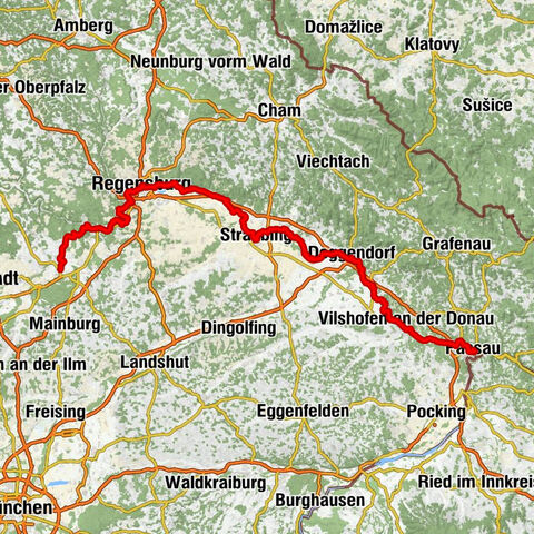 Neustadt (Donau) - Hanselberg - Bogenberg - Wetterpilz