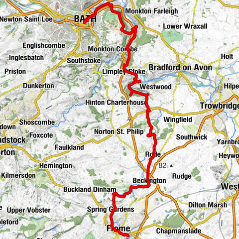 Frome - Holy Trinity Church - St. Mary's Island Church - Bath