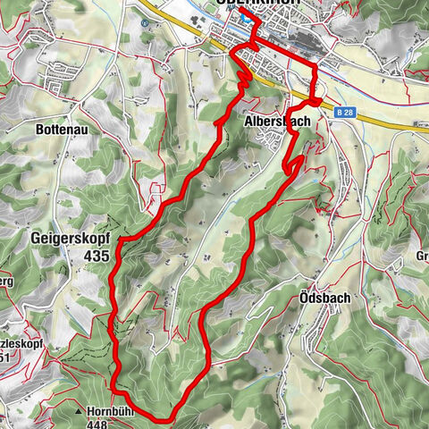 Oberkirch - Geigerskopf - Albersbach