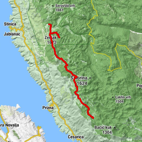 Planinarska kuća Alan - Zečjak - Skorpovac - Planinarsko sklonište Skorpovac