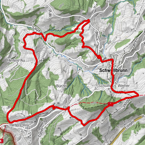 Schwellbrunn - Dorf-Beizli - Restaurant Metzgerei Ochsen - Evangelisch-reformierte Kirche Schwellbrunn