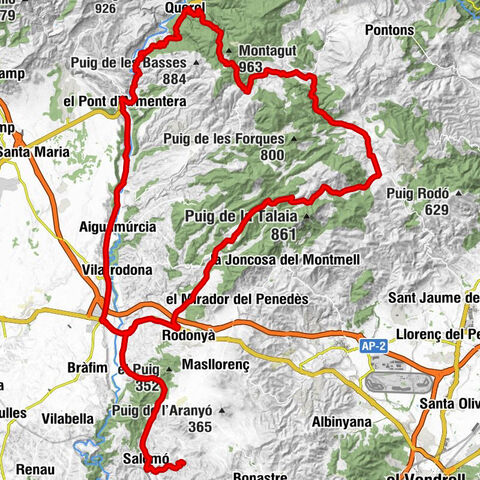 Mas Boronat - Sant Miquel - Església de Aiguaviva - Santa Maria de Querol