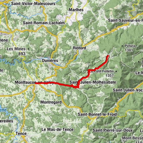 Montfaucon-en-Velay - Les Suchets - Gîte d'étape Le Combalou - Les Sétoux