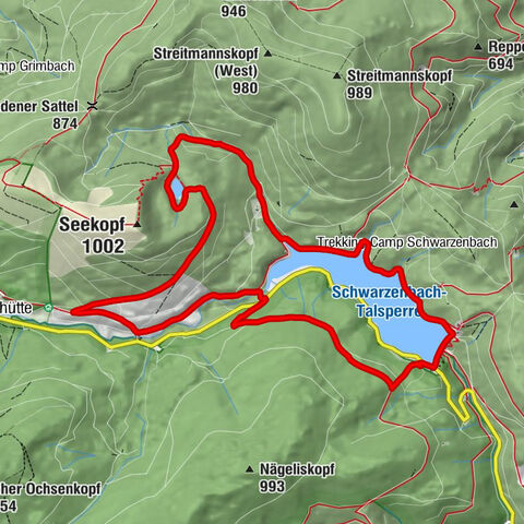 Forbach - Blick zur Schwarzenbachtalsperre