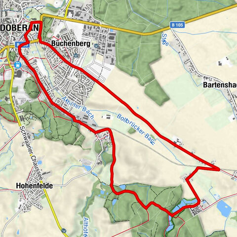 Bad Doberan - Evangelisch-Freikirchliche Gemeinde in Bad Doberan (Baptisten) - Althof - Hütten