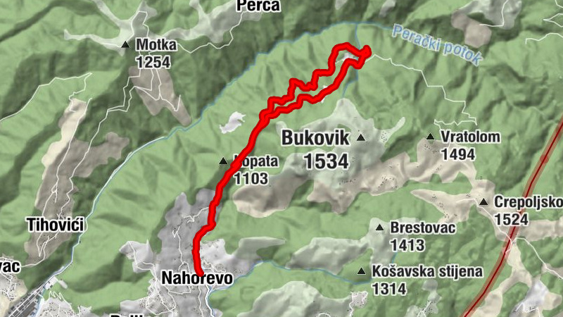 Nahorevo - Vića - Skakavac