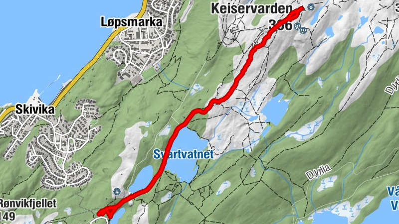 Bodø - Bådåddjo - Keiservarden