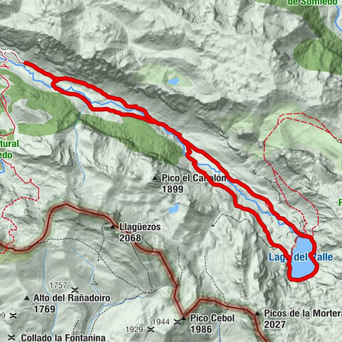 Outeiro - El Texu - La Pradera del Valle - El Gumio