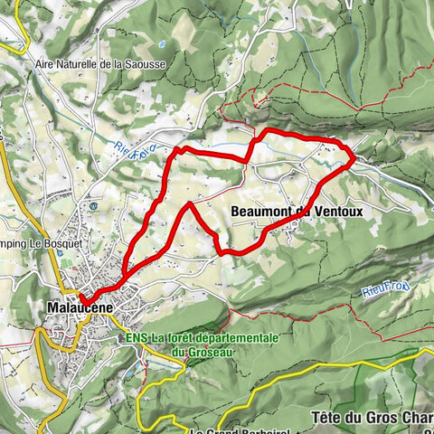 Malaucène - Chapelle Saint-Roch - Les Valettes - Les Cabanes