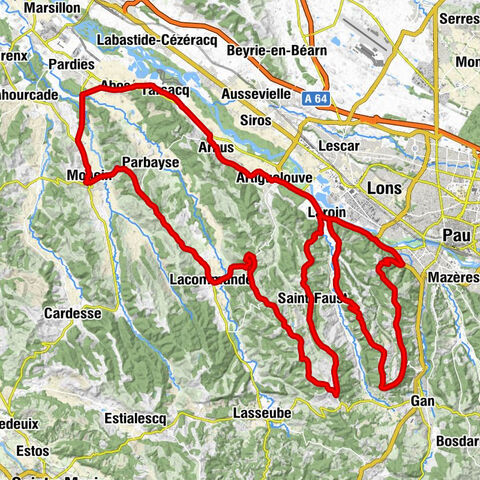 Monein - Église Saint-Jean-Baptiste - Église Saint-Augustin - Église Saint-Girons