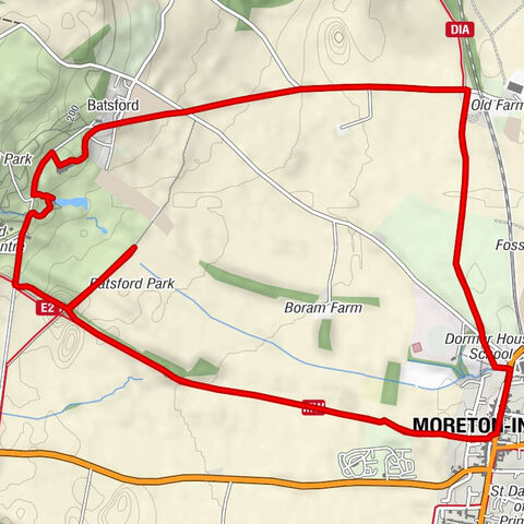 Moreton-in-Marsh - Dorn - Batsford - St Mary