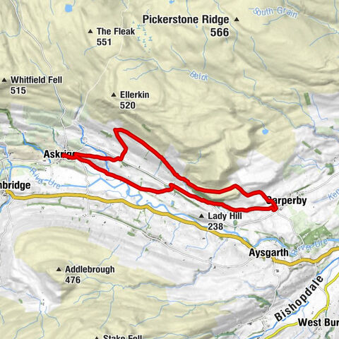 Askrigg - Thwaite Holme - Woodhall - Carperby