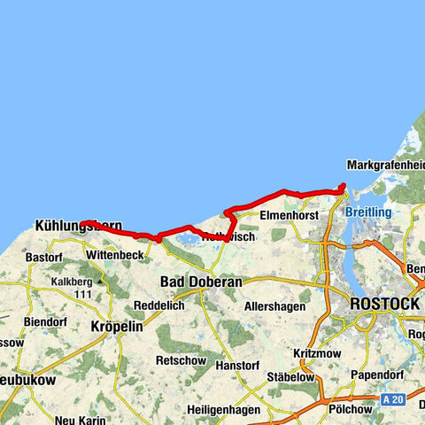 Kühlungsborn - Heilige Dreifaltigkeit - Gasthof Kiebitz - Warnemünde