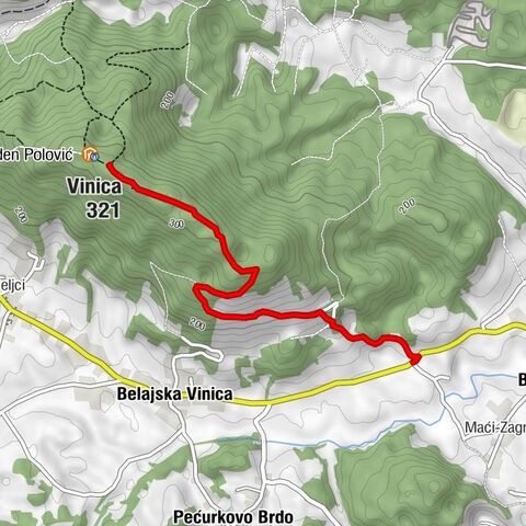 Karlovačka županija - Belajska Vinica - Vinica - Karlovac