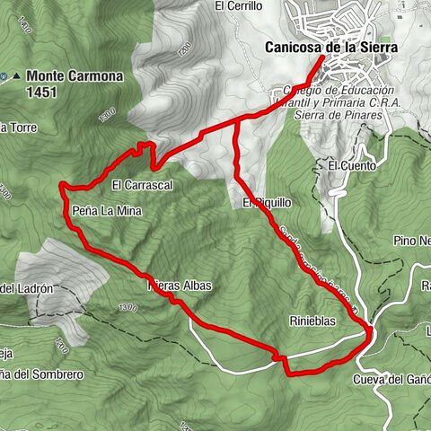 Canicosa de la Sierra - Ermita de la Virgen del Carrascal - Hieras Albas - El Piquillo