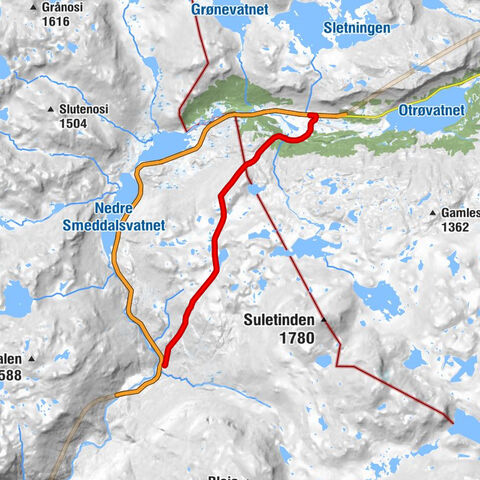 Kyrkjestølane - Håvarden - Leitet - Maristova