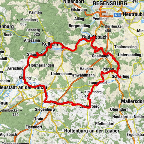 Schierling - St. Ottilia - St. Jakob - Winzerberg