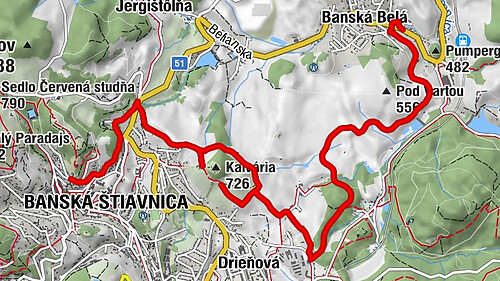 Banská Štiavnica - Sedlo Hájik - Kostol Poslednej večere - La Familia