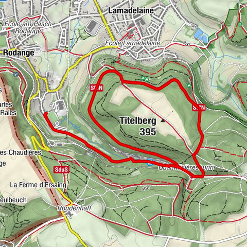 Rodange - Fond-de-Gras - Bei der Giedel Fond-de-Gras