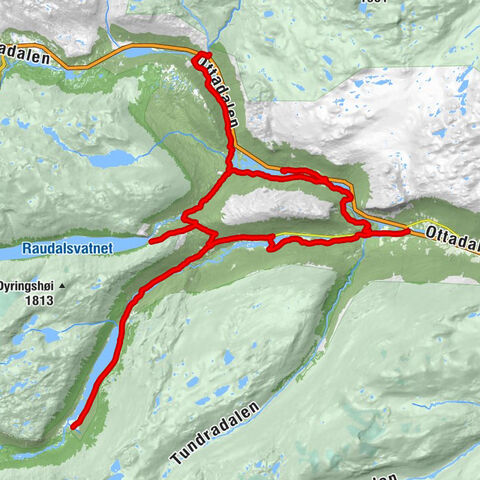 Billingen - Bråtååsen - Sota Sæter - Bruvoll