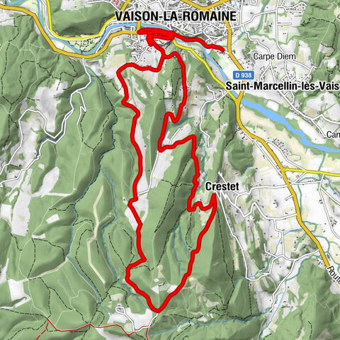 Vaison-la-Romaine - Crestet