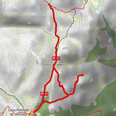 Casa Florestal da Junceda - Fonte da Junceda - Corro do Velho - Fonte do Furado