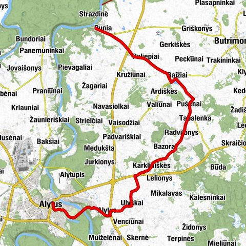 Punios Šv. apaštalo Jokūbo bažnyčia - Punia - Paliepiai - Alytus