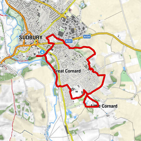 Sudbury - Weir - Great Cornard - Little Cornard