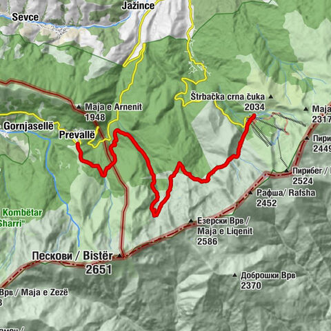 Brezovicë - Brezovica - Shtëpia e Bjeshktarëve - Prevallë