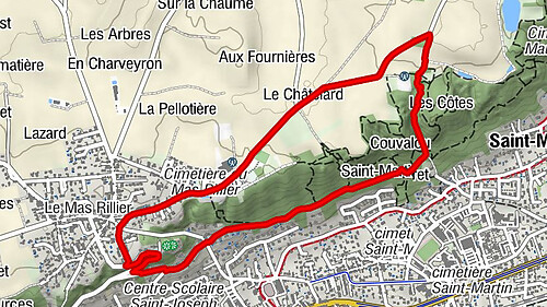 Miribel - Le Mas Rillier - Le Châtelard - La madone