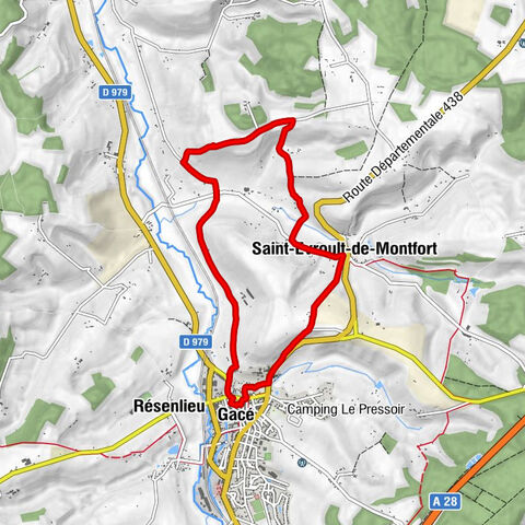 Gacé - Le Relais - Saint-Evroult-de-Montfort - Église Saint-Évroult