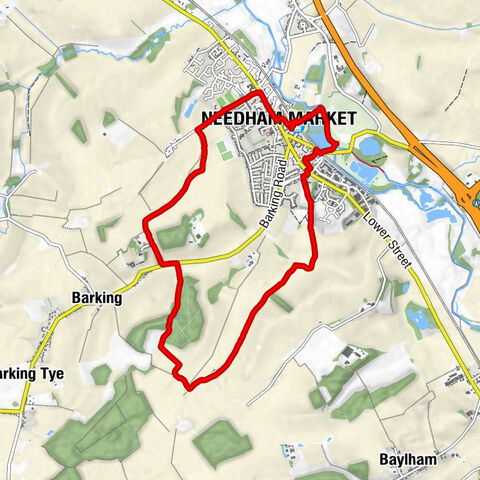 Needham Market - The Curry Inn - Needham Market Wongs - St John the Baptist