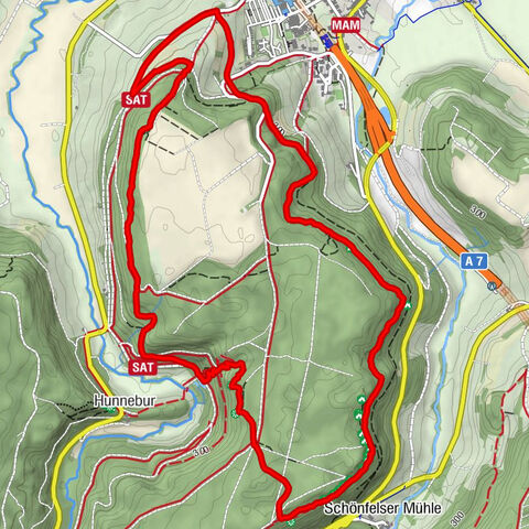 Mersch - Mamerlach - Mamerleeën - Huellee
